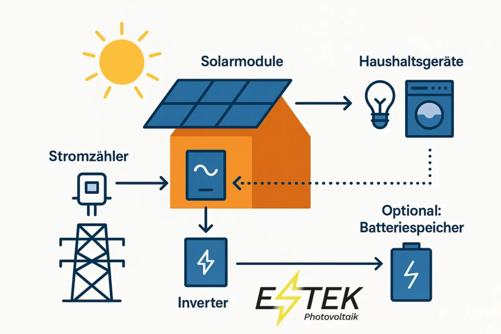 wie funktioniert eine PV-Anlage
